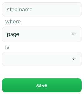 adding a funnel step 